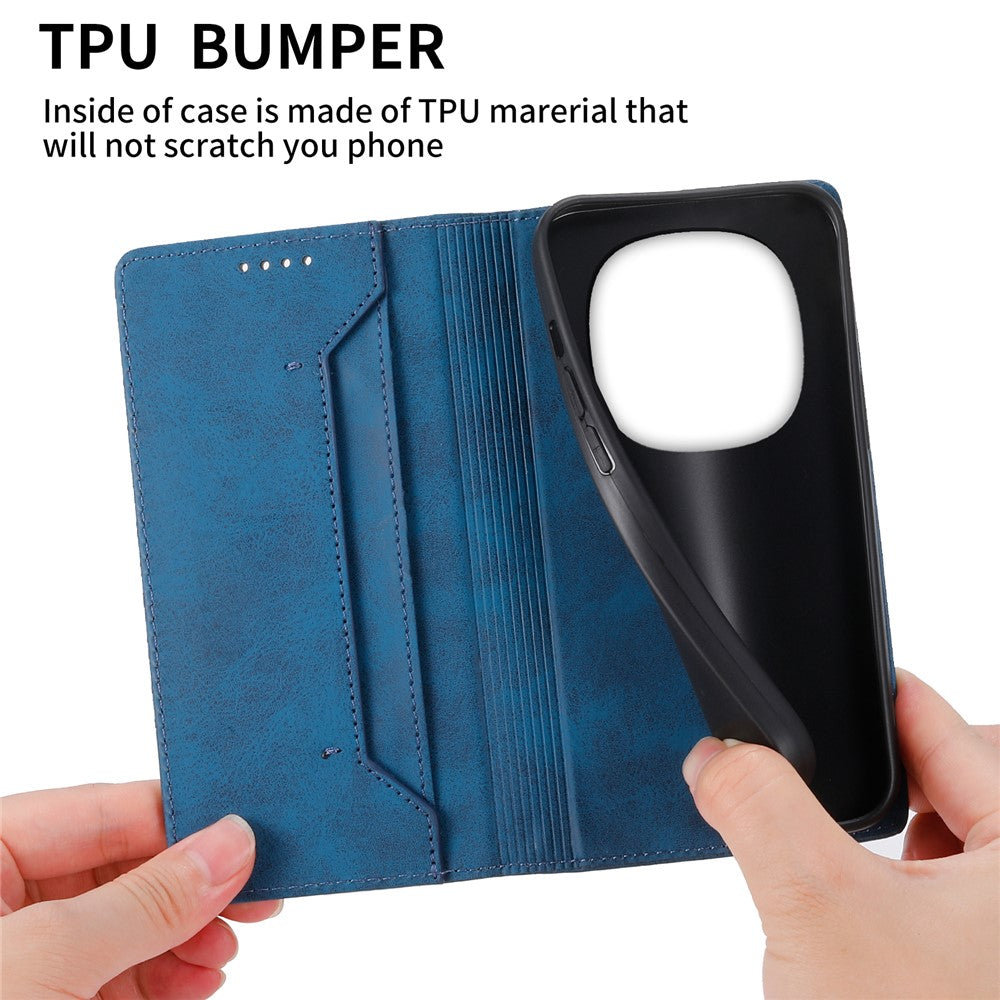 For Xiaomi Redmi Note 14 Pro 4G Wallet Case RFID Blocking PU Leather Phone Cover