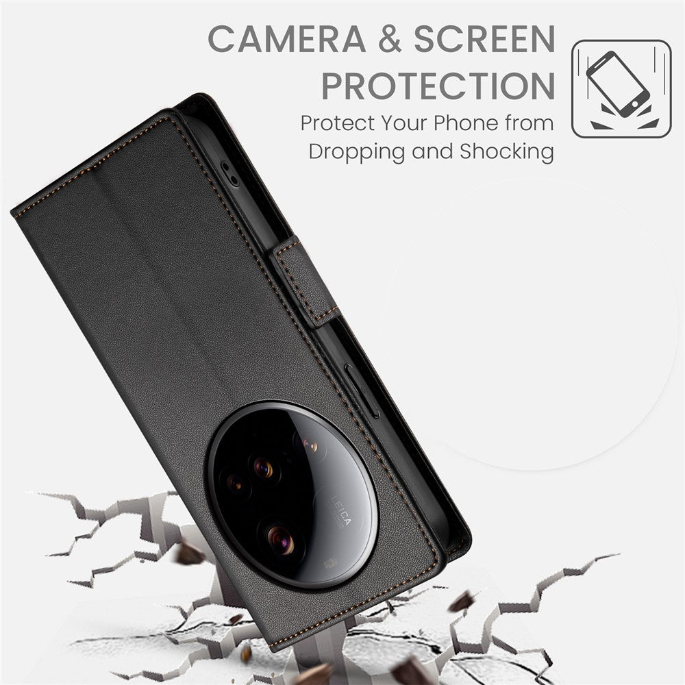 For Xiaomi 15 Ultra Stand Case PU Leather Wallet Phone Cover