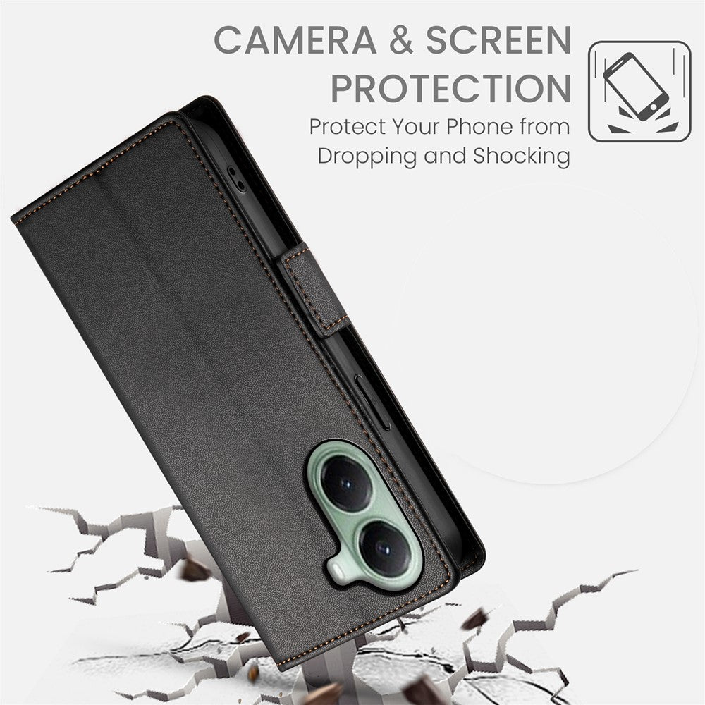 For Xiaomi Poco X7 Pro 5G  /  Redmi Turbo 4 5G Stand Case PU Leather Wallet Phone Cover