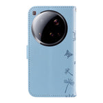 For Xiaomi 15 Ultra Leather Wallet Case with Strap Dandelion Imprint Phone Stand Cover