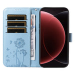 For Xiaomi 15 Ultra Leather Wallet Case with Strap Dandelion Imprint Phone Stand Cover