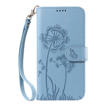 For Xiaomi 15 Ultra Leather Wallet Case with Strap Dandelion Imprint Phone Stand Cover