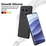 For Xiaomi Redmi Note 14 Pro 4G Liquid Silicone Case Phone Back Cover with Hand Strap