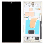 Til Samsung Galaxy S23 Ultra S918 Grade C LCD-skærm og digitizer-enhed + rammedel (TFT) (uden logo)