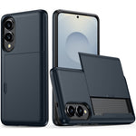 Til Samsung Galaxy S25 Edge cover med kortholder TPU + PC telefonbagcover