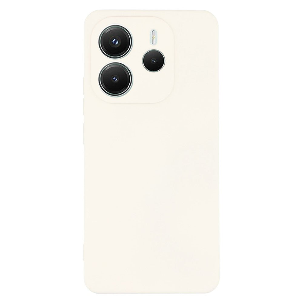 Xiaomi Redmi Note 14 4G (163.25mm) skal TPU baksida mjukt reptåligt fiberfoder mobilskal