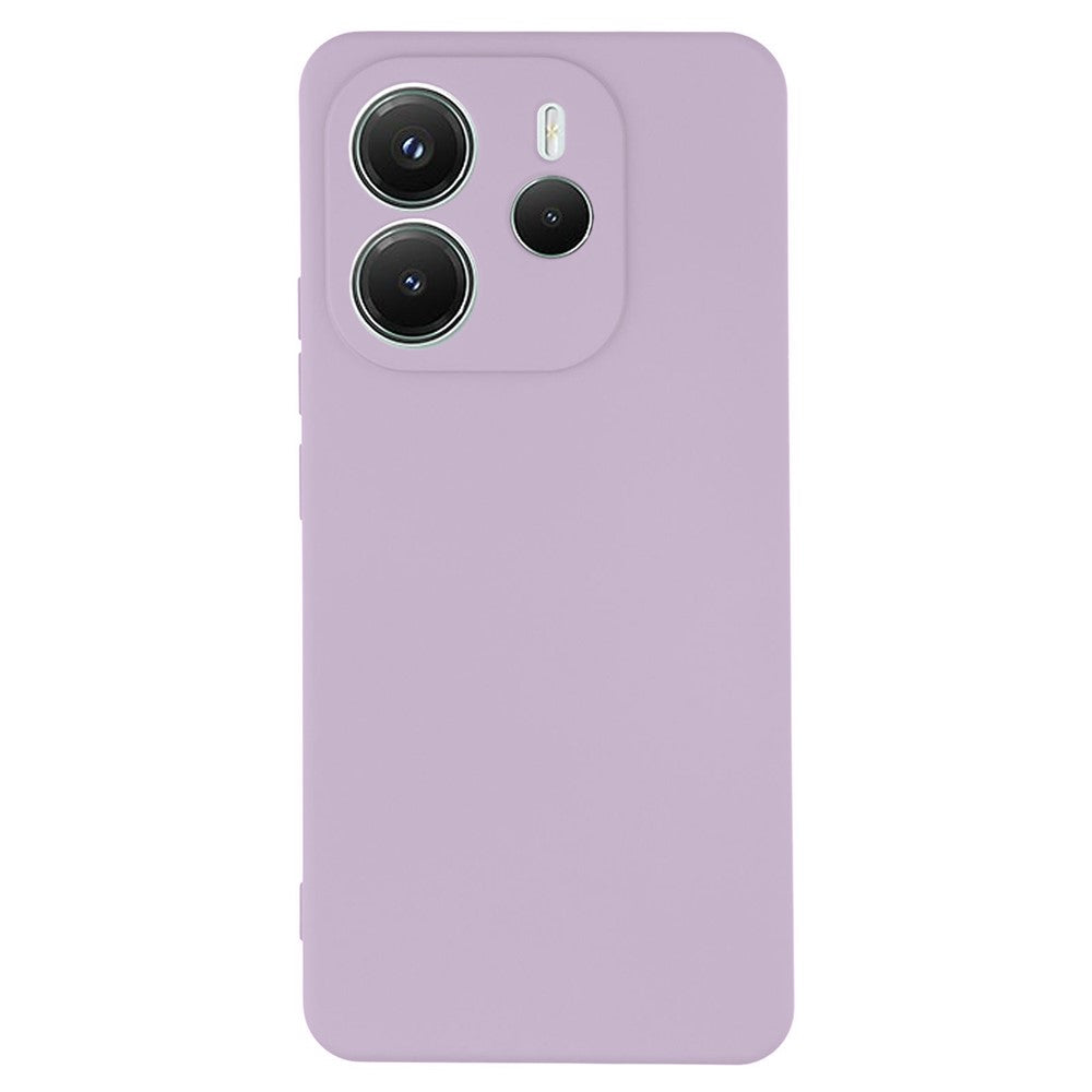 Xiaomi Redmi Note 14 4G (163.25mm) skal TPU baksida mjukt reptåligt fiberfoder mobilskal