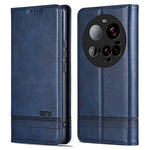 AZNS For Xiaomi 15 Ultra Case Cowhide Texture PU Leather Wallet Phone Cover