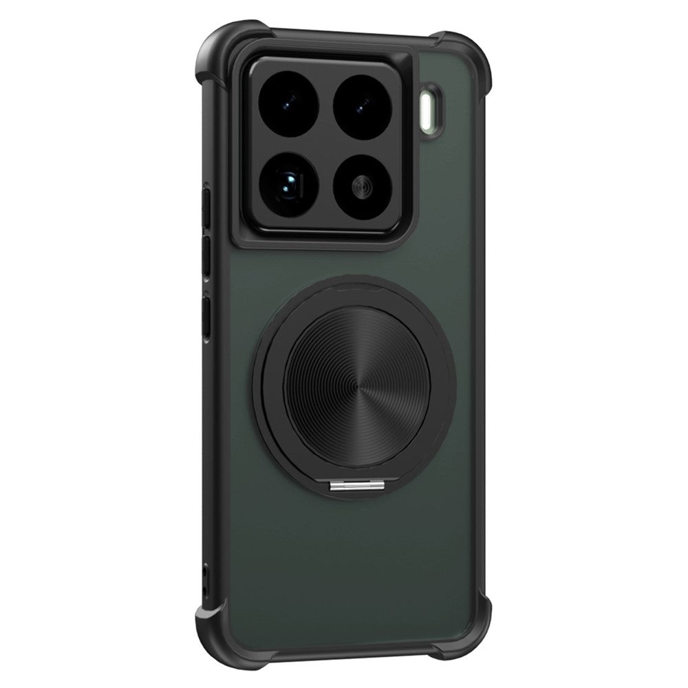 For Xiaomi 15 Pro Magnetic Case CD Vein Kickstand TPU + PC Phone Cover