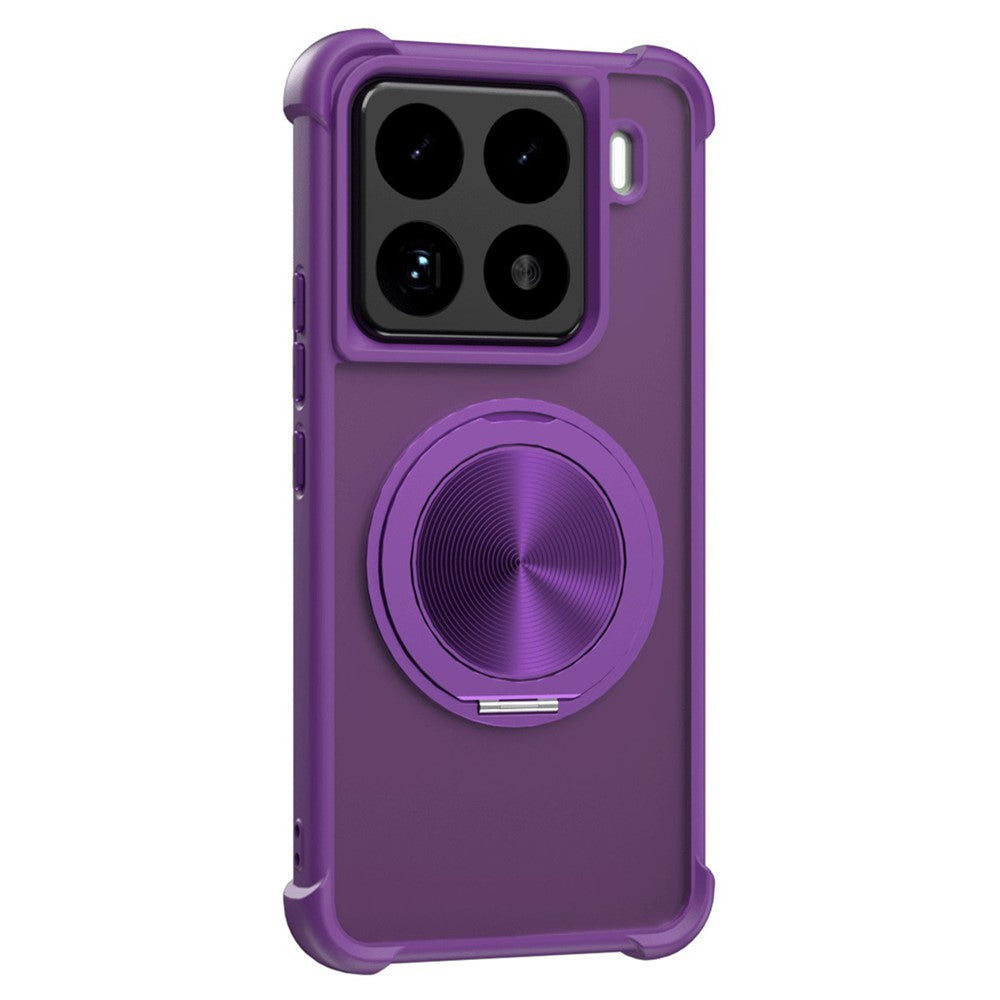 For Xiaomi 15 Pro Magnetic Case CD Vein Kickstand TPU + PC Phone Cover