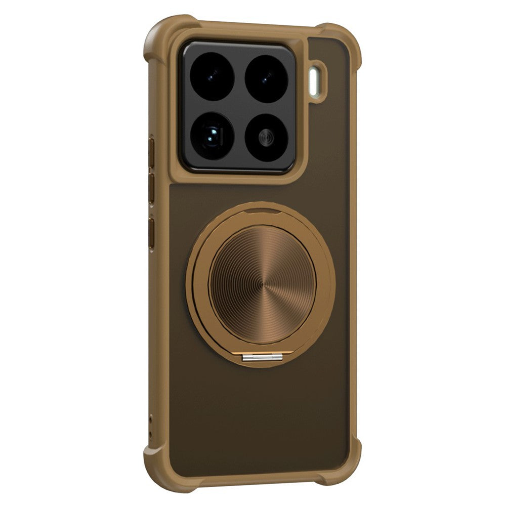 For Xiaomi 15 Pro Magnetic Case CD Vein Kickstand TPU + PC Phone Cover
