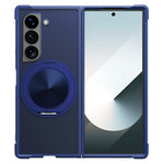 Til Samsung Galaxy Z Fold5 5G Magnetisk Etui CD Vein Støttefod TPU + PC Telefoncover