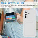 For Samsung Galaxy A56 5G Case Card Slot Matte Fingerprint-Free Back Cover