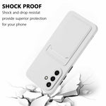 For Samsung Galaxy A56 5G Case Card Slot Matte Fingerprint-Free Back Cover