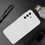 For Samsung Galaxy A56 5G Case Card Slot Matte Fingerprint-Free Back Cover