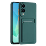 Til Samsung Galaxy S25 Edge cover med kortplads mat fingeraftryksfri bagside