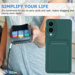 Til Samsung Galaxy S25 Edge cover med kortplads mat fingeraftryksfri bagside