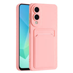 For Samsung Galaxy S25 Edge Case Card Slot Matte Fingerprint-Free Back Cover