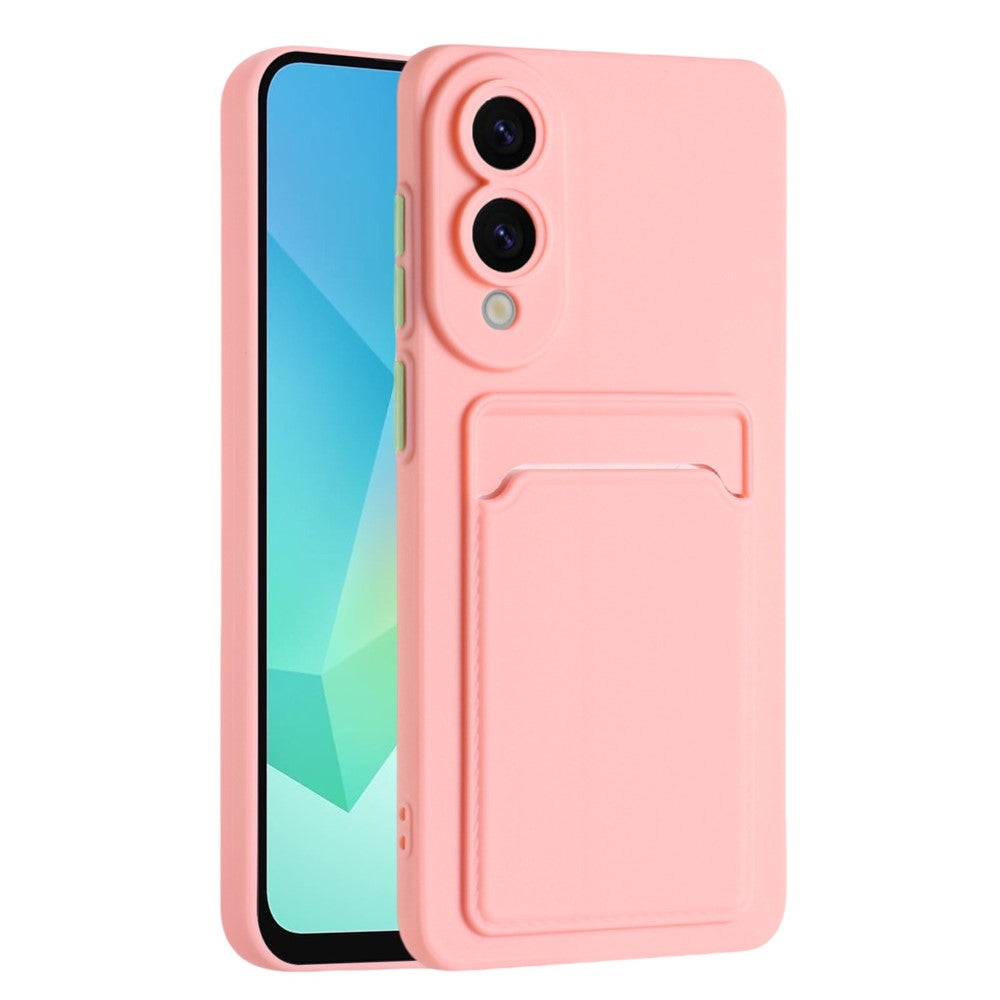 For Samsung Galaxy S25 Edge Case Card Slot Matte Fingerprint-Free Back Cover