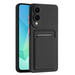 Til Samsung Galaxy S25 Edge cover med kortplads mat fingeraftryksfri bagside