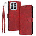 For Honor X8c 4G Case Flip Stand PU Leather Wallet Phone Cover Calf Texture