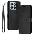 For Honor X8c 4G Case Flip Stand PU Leather Wallet Phone Cover Calf Texture