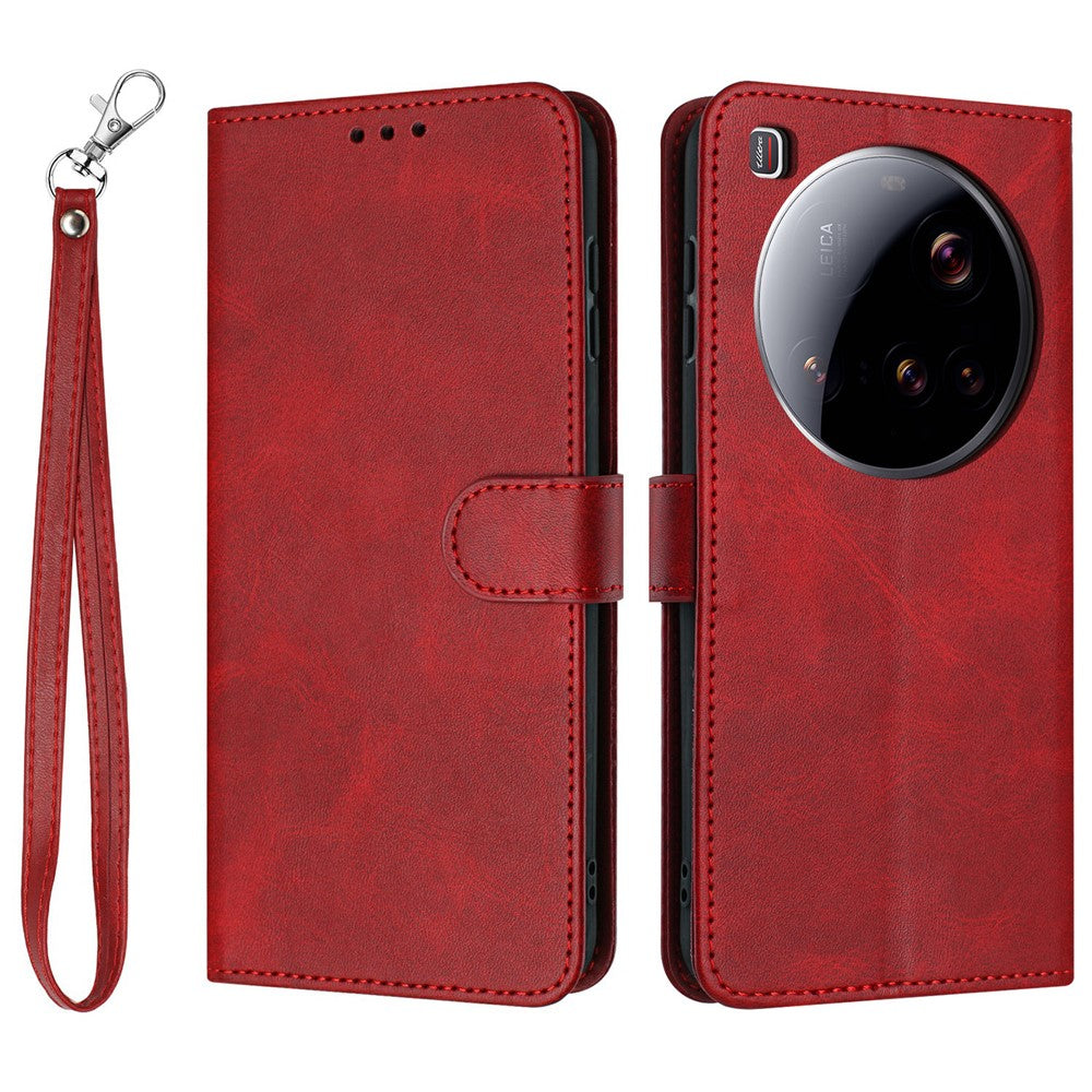 For Xiaomi 15 Ultra Case Flip Stand PU Leather Wallet Phone Cover Calf Texture
