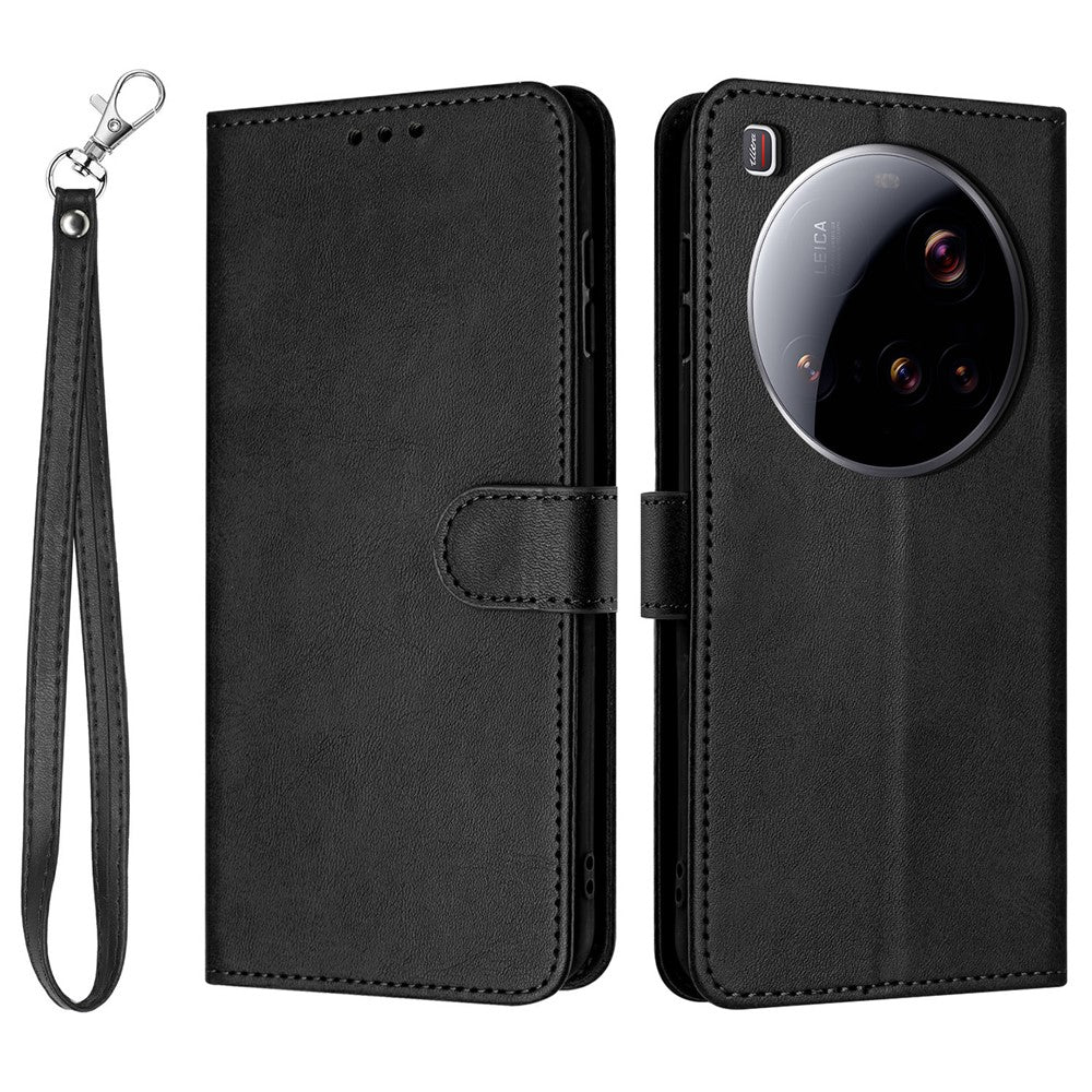 For Xiaomi 15 Ultra Case Flip Stand PU Leather Wallet Phone Cover Calf Texture