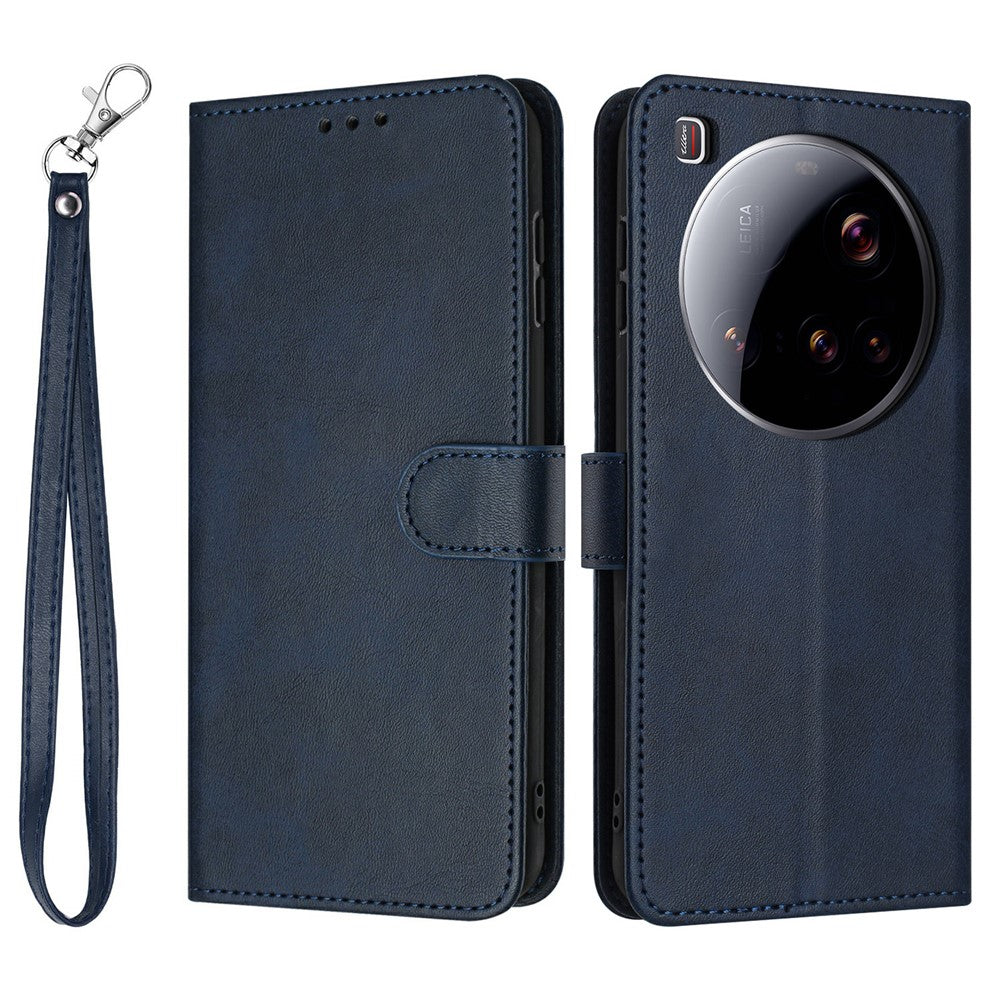 For Xiaomi 15 Ultra Case Flip Stand PU Leather Wallet Phone Cover Calf Texture