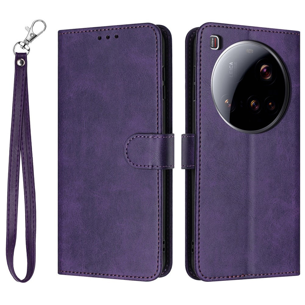 For Xiaomi 15 Ultra Case Flip Stand PU Leather Wallet Phone Cover Calf Texture