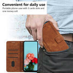 For Xiaomi 15 Ultra Case Imprinted Lines Leather Phone Cover with Stand