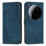 For Xiaomi 15 Ultra Case Imprinted Lines Leather Phone Cover with Stand