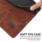 For Xiaomi 15 Ultra Case Viewing Stand PU Leather Phone Cover Imprinted Heart Pattern