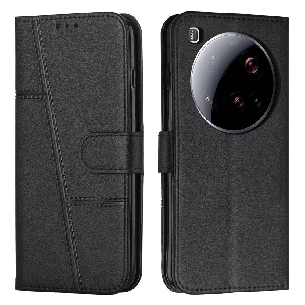 For Xiaomi 15 Ultra Case Leather Stand Protective Phone Cover