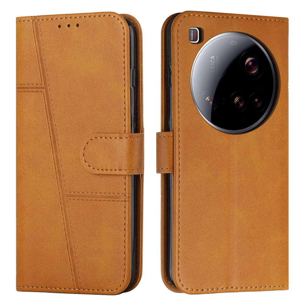 For Xiaomi 15 Ultra Case Leather Stand Protective Phone Cover