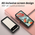 REDPEPPER FS Series For Google Pixel 9a Case IP68 Waterproof Clear Back Panel Phone Cover
