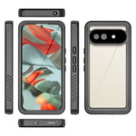 REDPEPPER FS Series For Google Pixel 9a Case IP68 Waterproof Clear Back Panel Phone Cover