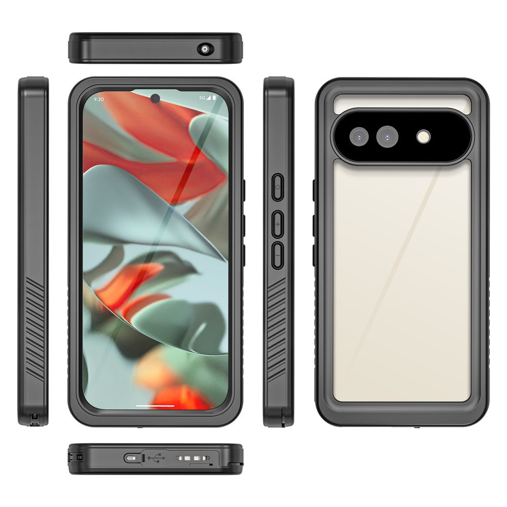 REDPEPPER FS Series For Google Pixel 9a Case IP68 Waterproof Clear Back Panel Phone Cover
