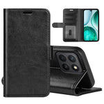 For Honor X8c 4G Case Crazy Horse Texture Stand Leather Phone Cover