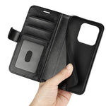 For Honor X8c 4G Case Crazy Horse Texture Stand Leather Phone Cover