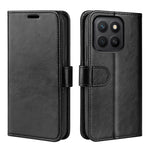 For Honor X8c 4G Case Crazy Horse Texture Stand Leather Phone Cover