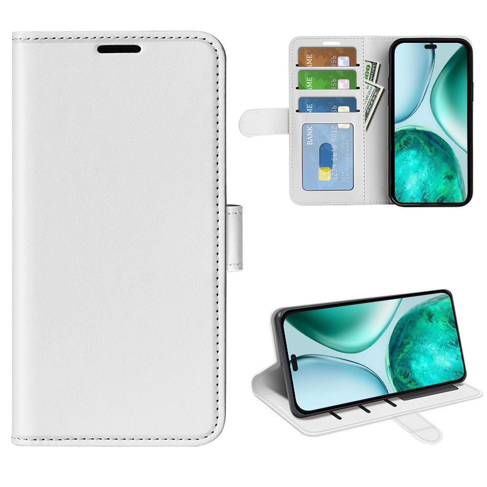 For Honor X8c 4G Case Crazy Horse Texture Stand Leather Phone Cover