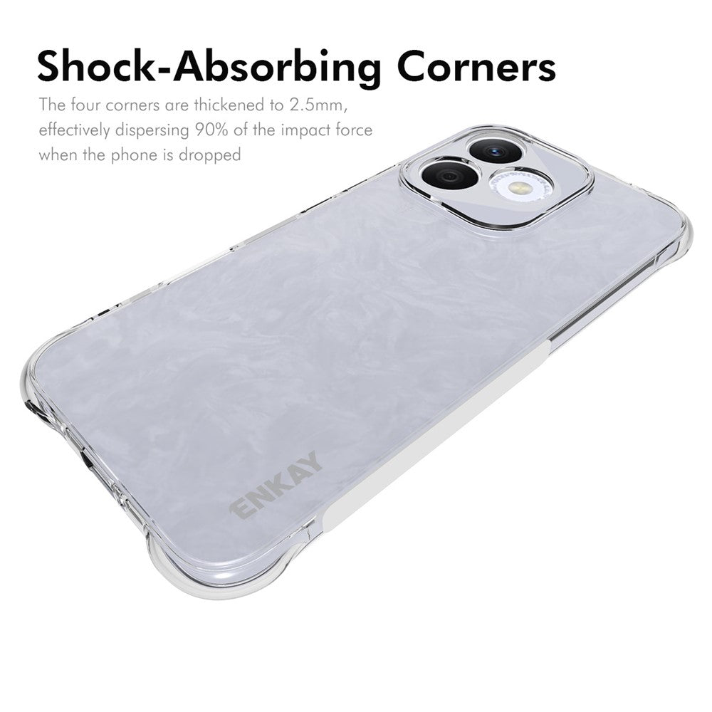 ENKAY HAT PRINCE For Honor 400 Lite 5G Clear Phone Case Shockproof Anti-Slip TPU Cover
