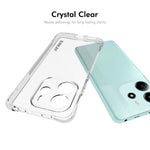ENKAY HAT PRINCE För Xiaomi Redmi Note 14 4G (164.84mm) Genomskinligt mobilskal Stötsäkert Halkfritt TPU-Skal