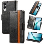 CASENEO For Samsung Galaxy S25 Edge Phone Cases  PU Leather Cover Stand with RFID Blocking Wallet