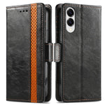 CASENEO For Samsung Galaxy S25 Edge Phone Cases  PU Leather Cover Stand with RFID Blocking Wallet