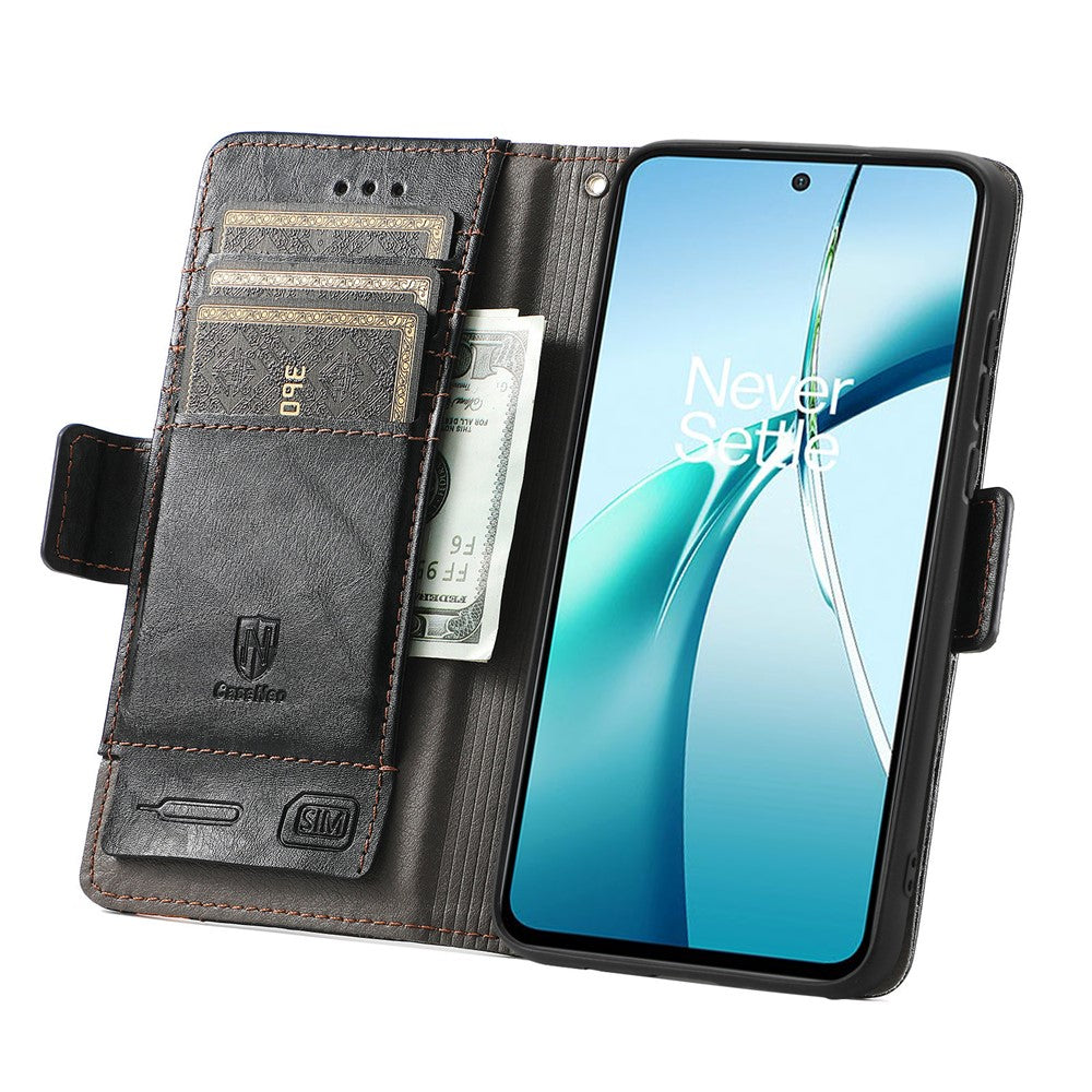 CASENEO For Samsung Galaxy S25 Edge Phone Cases  PU Leather Cover Stand with RFID Blocking Wallet