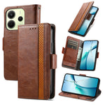 CASENEO For Xiaomi Redmi Note 14 4G (164.84mm) Phone Cases  PU Leather Cover Stand with RFID Blocking Wallet