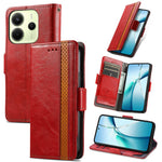 CASENEO For Xiaomi Redmi Note 14 4G (164.84mm) Phone Cases  PU Leather Cover Stand with RFID Blocking Wallet