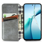 For Xiaomi Redmi Note 14 4G (163.25mm) Case Rhombus Imprint PU Leather Wallet Phone Cover